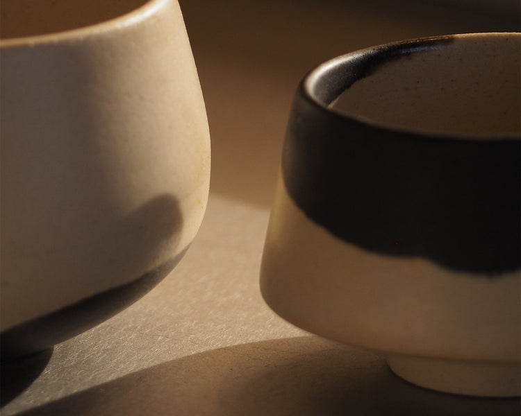 Tomio Ceramic Cup | Sand Black